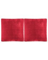Merry Pigmas (Suede pillow) Faux Suede Pillow (Dual Sided) red 16x16in