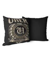 UHER Cotton Drill Pillow (Dual Sided) black 16x16in