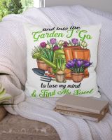 Garden Cool Cotton Drill Pillow (Dual Sided) white 16x16in