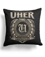 UHER Cotton Drill Pillow (Dual Sided) black 16x16in