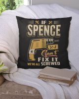 SPENCE Cotton Drill Pillow (Dual Sided) black 16x16in