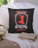 pameng-PENTRAETH Cotton Drill Pillow (Dual Sided) black 16x16in