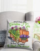 Garden Cool Cotton Drill Pillow (Dual Sided) white 16x16in
