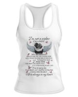 I AM A WIFE - MY HUSBAND WITH WING Women's Ideal Racerback Tank white xs