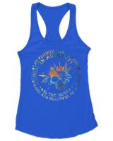 The flower blooms Women's Ideal Racerback Tank royal xs
