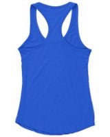 Hunting make me happy Women's Ideal Racerback Tank royal xs