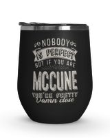 USL-94-Mccune Wine Tumbler (12 oz) black 12oz