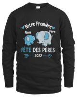 Notre première fête des pères Men's Long Sleeved T-Shirt black s