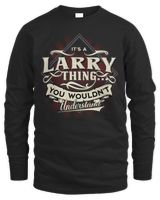 LARRY-TP-37-01 Men's Long Sleeved T-Shirt black s