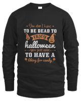 You dont have to be dead Men's Long Sleeved T-Shirt black s
