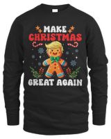 Make Christmas Great Again Men's Long Sleeved T-Shirt black s