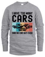 Vintage American Car Long Sleeve Men's Long Sleeved T-Shirt sport-grey s