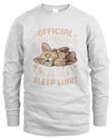 Official Chihuahua Mama Sleep Men's Long Sleeved T-Shirt white s