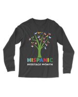 National Hispanic Heritage Month Butterfly Tree Roots Latino T-Shirt