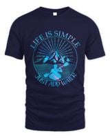 LIFE IS SIMPLE Unisex Standard T-Shirt navy s