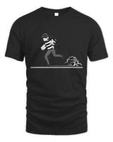 Stealing a Base Home Robber Running Pun Men's Standard T-Shirt black s