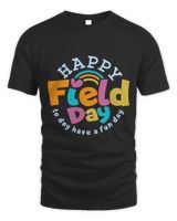 Groovy field day dismissed fun day start begins for kids men Unisex Standard T-Shirt black s