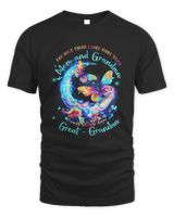 MOM GRANDMA AND GREAT GRANDMA Unisex Standard T-Shirt black s