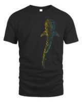 Whale Shark Art - Diving Unisex Standard T-Shirt black s