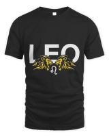 Lion Pet Facts Astrology Lion Zodiac Sign Birthday Unisex Standard T-Shirt black s