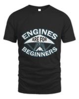 Paragliding parachute paragliders Engines are for Beginners Unisex Standard T-Shirt black s