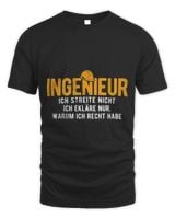 I explain why I right have construction engineer Unisex Standard T-Shirt black s