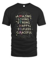 Mother's Day Amazing Unisex Standard T-Shirt black s