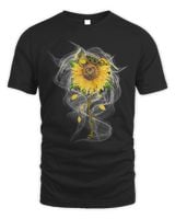 Fishing You Are My Sunshine Sunflower Fishing 54 Fisher Hook Fisher Unisex Standard T-Shirt black s