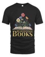 Read Banned Books Unisex Standard T-Shirt black s