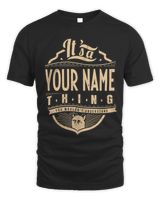 IT IS A/AN - YOUR NAME THINGG Unisex Standard T-Shirt black s