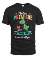 Notre première fête des pères Unisex Standard T-Shirt black s
