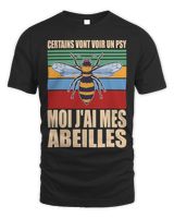 Bee Beekeeper 108 Hive Beekeeping Unisex Standard T-Shirt black s