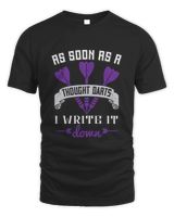 As soon as a thought darts, I write it down-01 Men's Standard T-Shirt black s