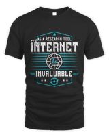 As a research tool, the internet is invaluable 2-01 Men's Standard T-Shirt black s