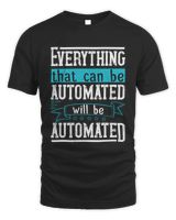 Everything that can be automated will be automated-01 Men's Standard T-Shirt black s
