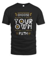 Choose Your Own Path Men's Standard T-Shirt black s