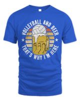 volleyball and beer Unisex Standard T-Shirt royal s