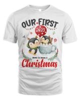 Our first Christmas Unisex Standard T-Shirt white s