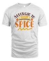 Allergic to pumpkin spice Men's Standard T-Shirt white s