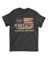 1974 Vintage 4 Unisex Standard T-Shirt black s