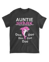 Auntie shark Unisex Standard T-Shirt black s