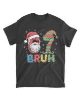 Bruh 6-7 Christmas T-Shirt | Funny Six Seven 67 Meme Tee for Kids | Holiday Shirt for Boys & Girls Unisex Standard T-Shirt black s