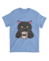 Angry Cat Says Nope Unisex Standard T-Shirt carolina s