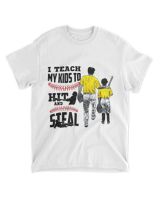 Baseball I Teach My Kid Unisex Standard T-Shirt white s