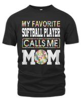 Softball Mom T-shirts, Softball Player- Women T-shirts Unisex Premium T-Shirt black s