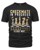 checkmate in process Unisex Premium T-Shirt black s