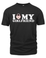 I Love My Hot Girlfriend (75) Unisex Premium T-Shirt black s