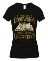 If You're Not A Bookworm T-Shirt Women's Soft Style Fitted T-Shirt black s
