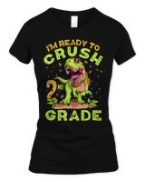 Ready To Crush Second Grade 2nd Day Of School Dinosaur 1