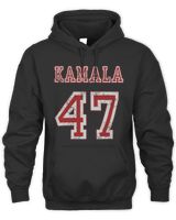 SH173 Kamala Harris 47 th President USA America 2024 Election T-Shirt Unisex Hoodie black s